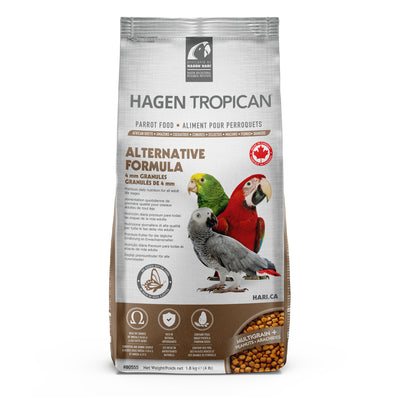 HARI Tropican Alternative Formula Parrot Food, 4 mm Granules