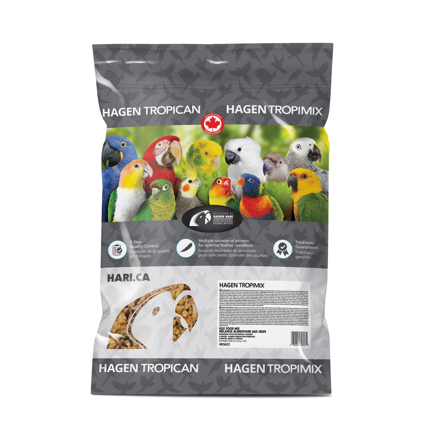 HARI Tropimix Egg Food Mix for Budgies, Canaries & Finches