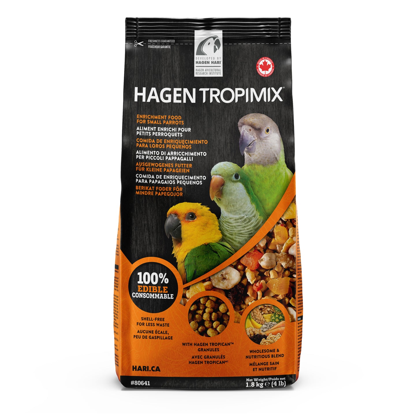 HARI Tropimix Enrichment Food for Small Parrots