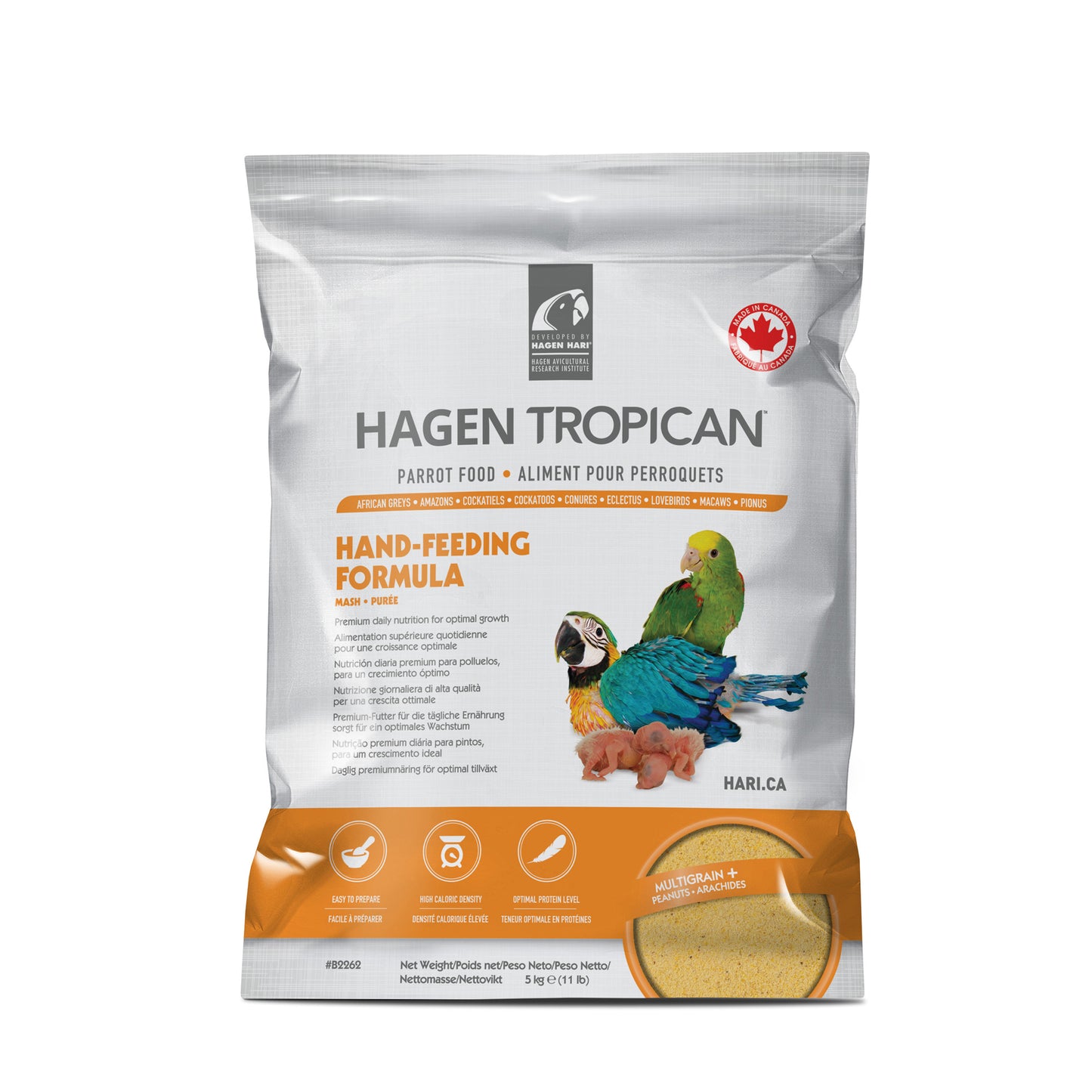 HARI Tropican Hand-Feeding Formula Parrot Food