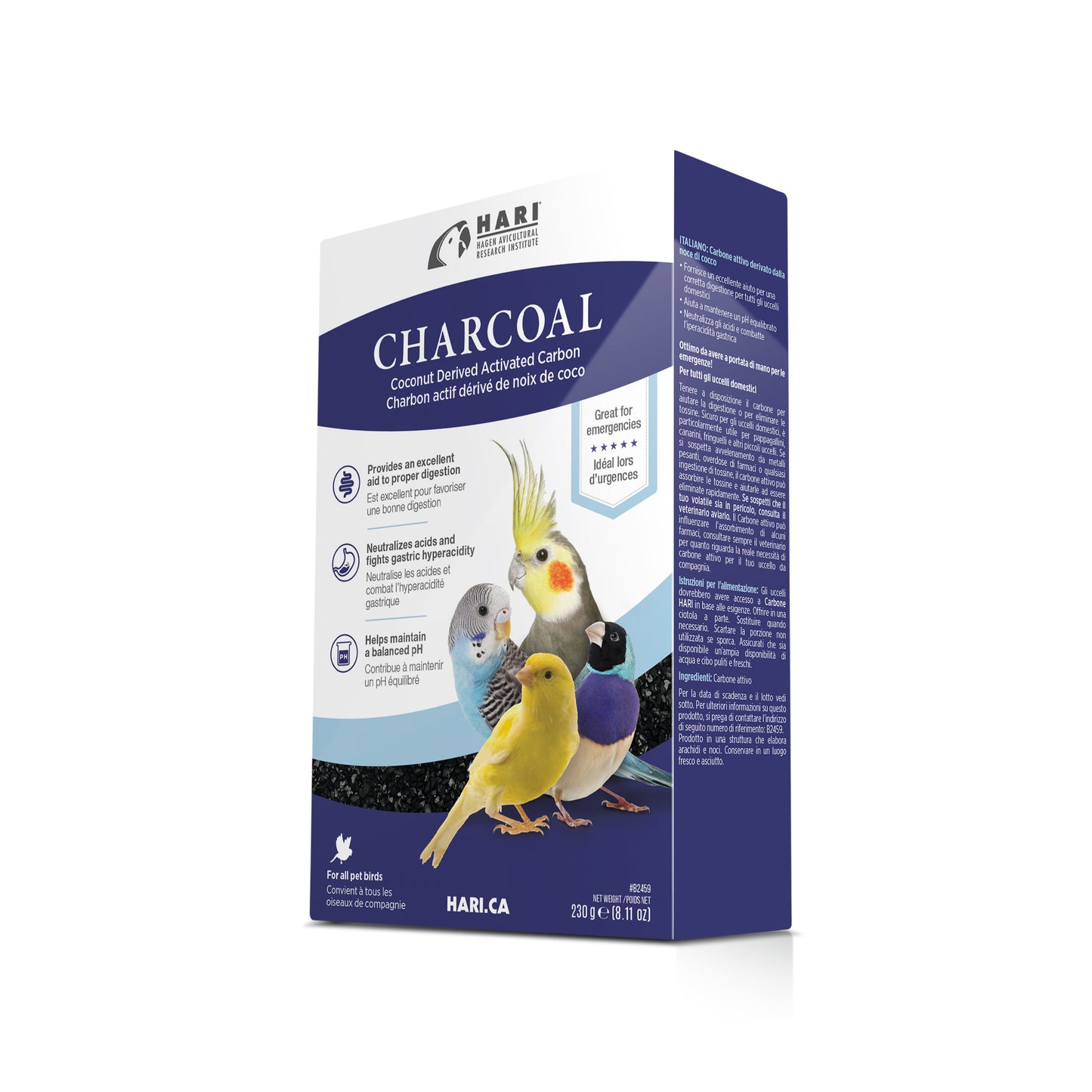 HARI Bird Charcoal
