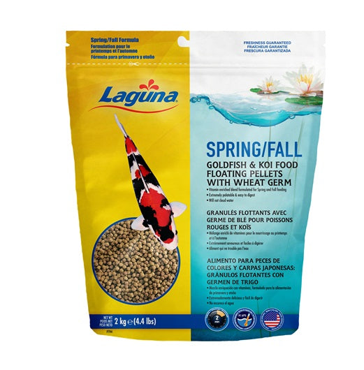 Laguna Goldfish & Koi Food, Spring/Fall Formula with Wheat Germ