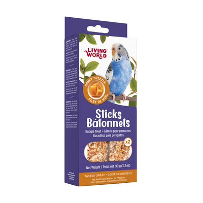 Living World Sticks - Budgie Treat - Honey Drizzle