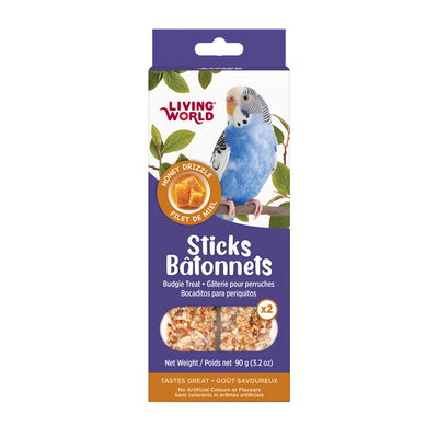 Living World Sticks - Budgie Treat - Honey Drizzle