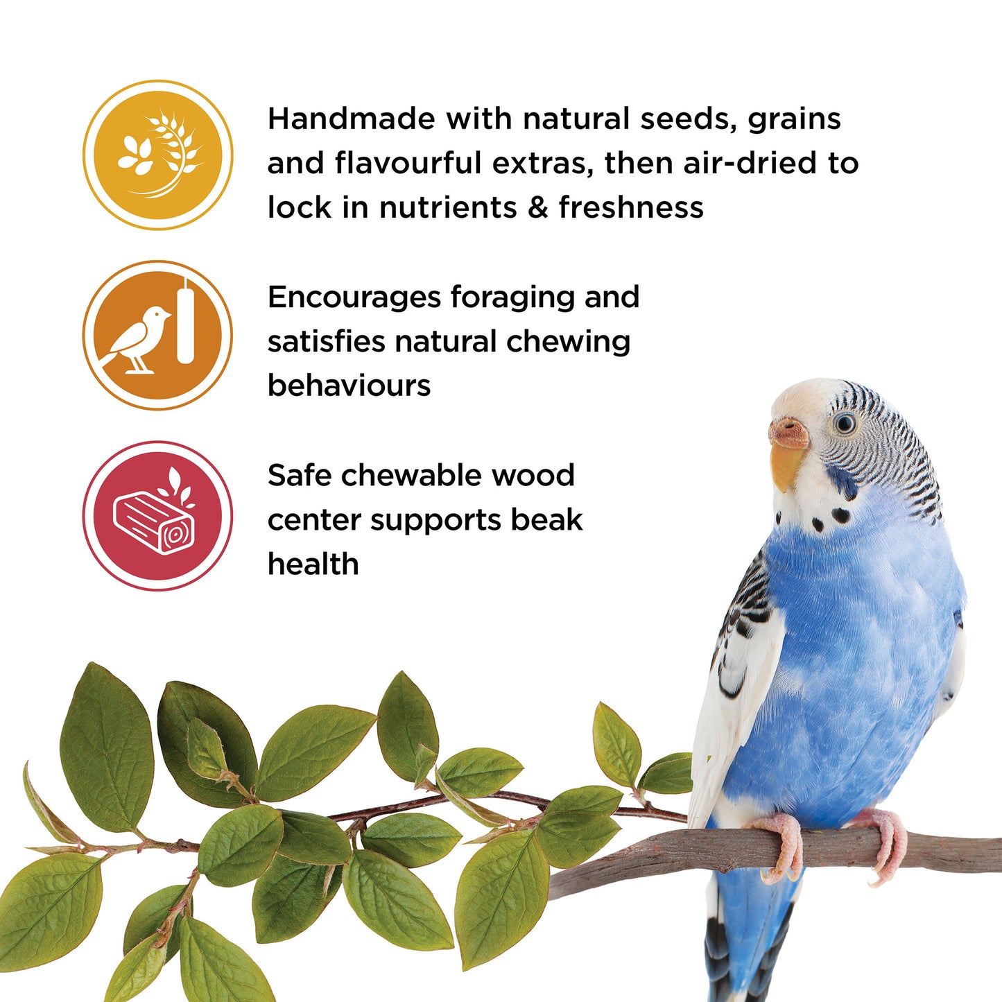 Living World Sticks - Budgie Treat - Variety Pack