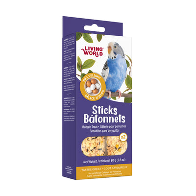 Living World Sticks - Budgie Treat - Egg Delight