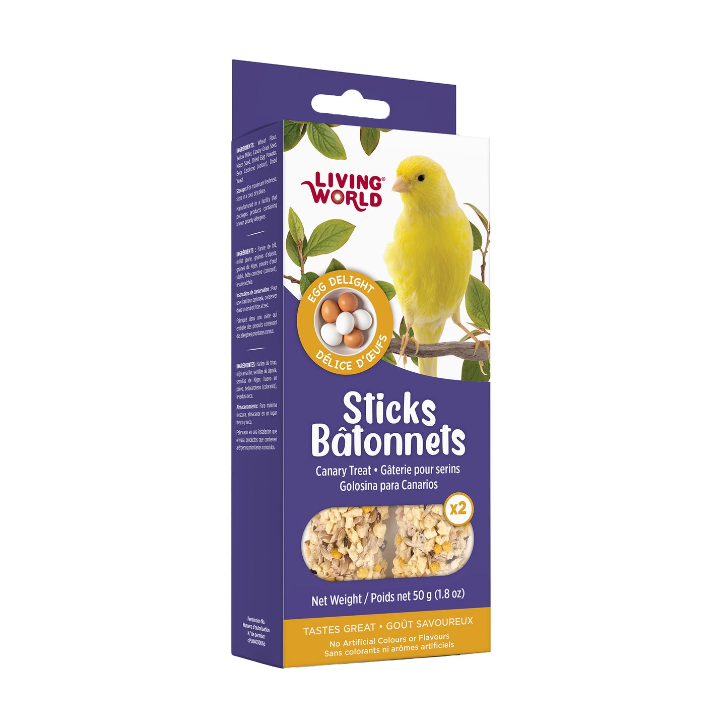 Living World Sticks - Canary Treat - Egg Delight