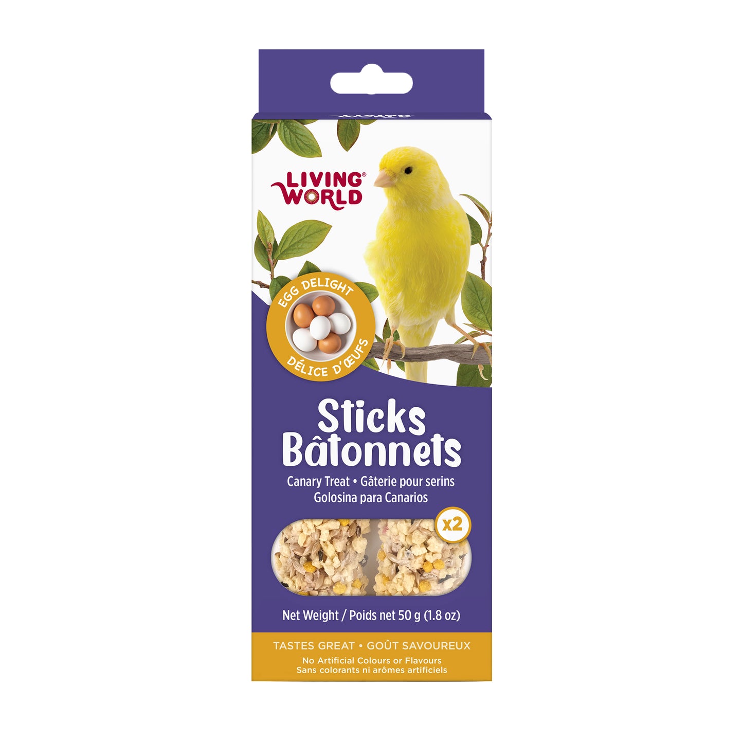 Living World Sticks - Canary Treat - Egg Delight