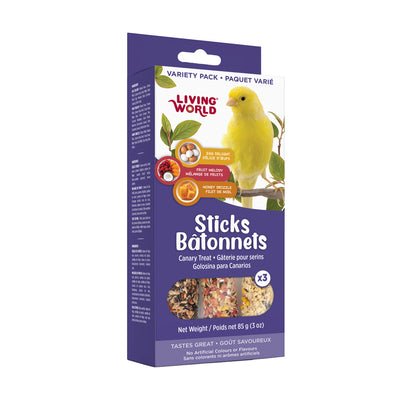Living World Sticks - Canary Treat - Variety Pack