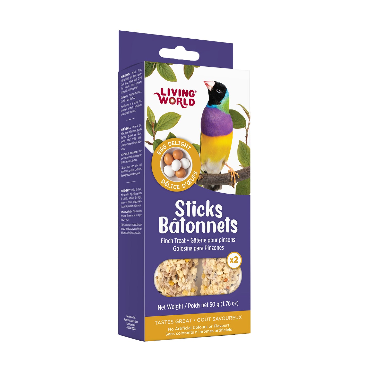 Living World Sticks - Finch Treat - Egg Delight