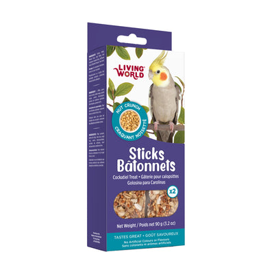 Living World Sticks - Cockatiel Treat - Nut Crunch
