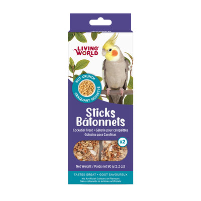 Living World Sticks - Cockatiel Treat - Nut Crunch