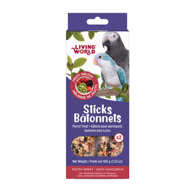 Living World Sticks - Parrot Treat - Fruit Melody