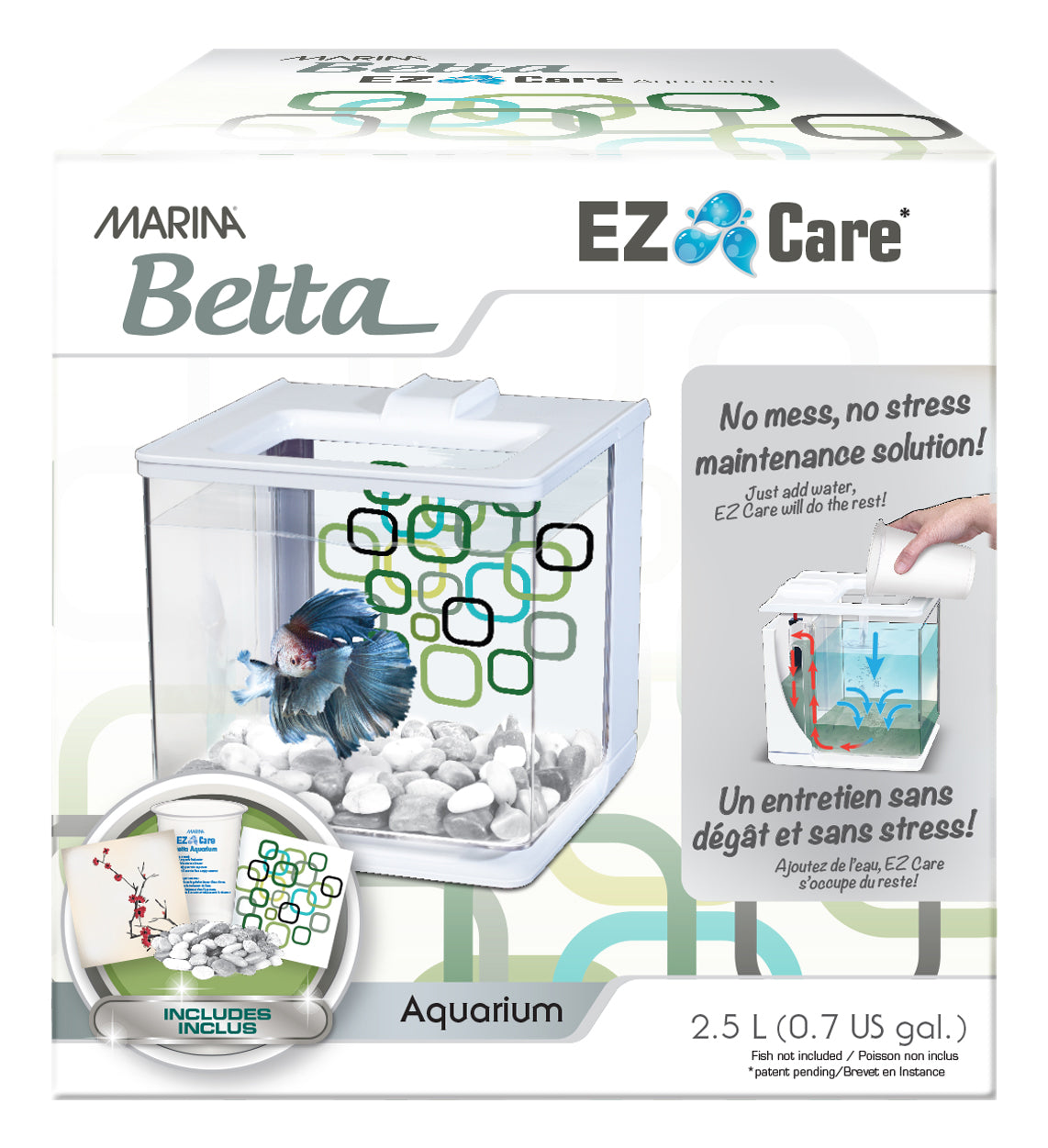 Marina 2.5L EZ Care Betta Kit - 2.5 L (0.7 US gal)